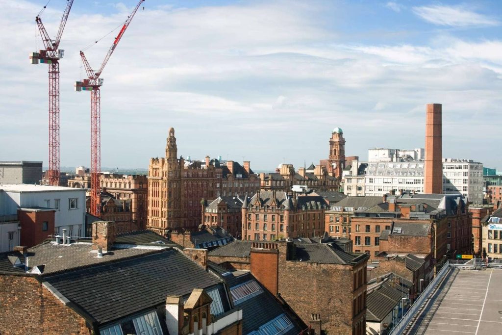 Cranes in Manchester