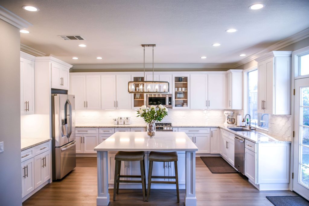 Designed interior for a kitchen in a luxury property investment