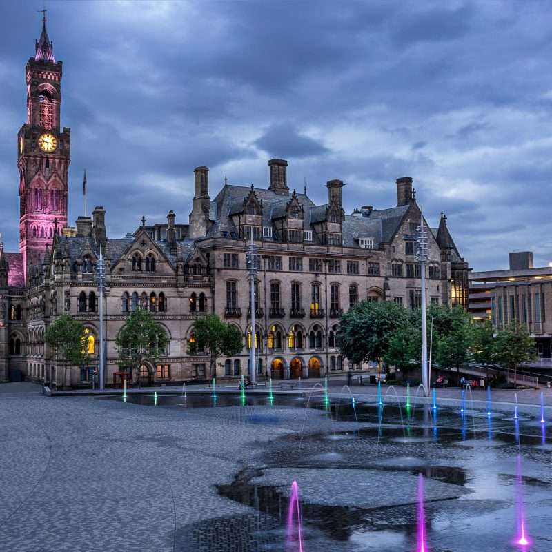 Image of Bradford city centre, the home of Chapel Street