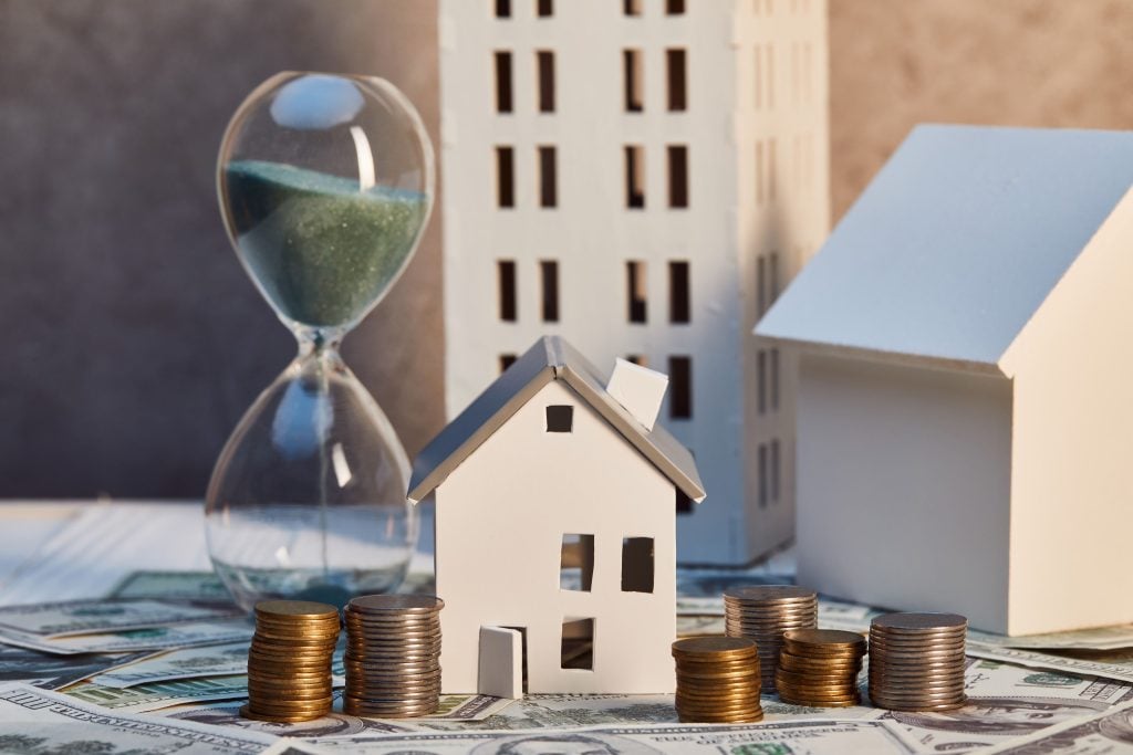 Hourglass and property models on cash for long-term UK property investment planning